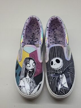 Nightmare Before Christmas Slip On Shoes
